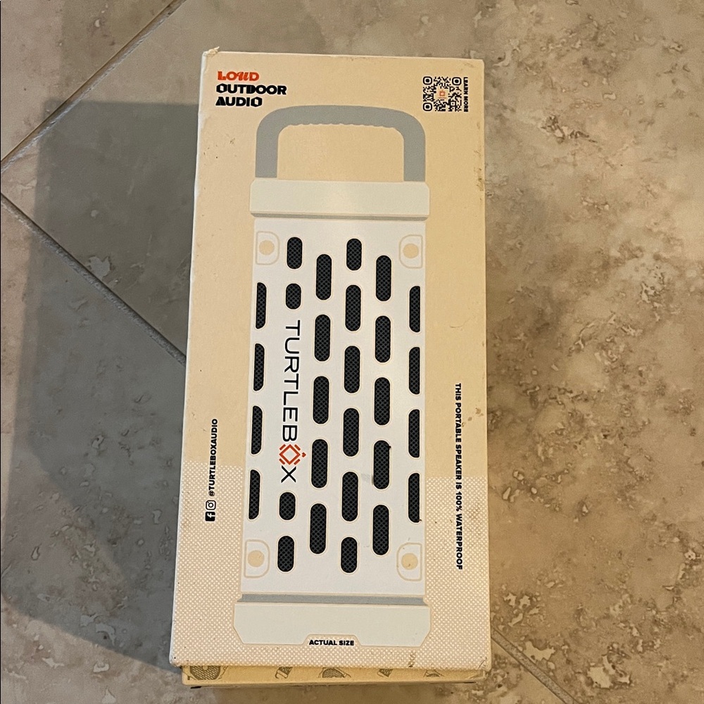 Turtlebox Outdoor Waterproof Speaker - Ivory